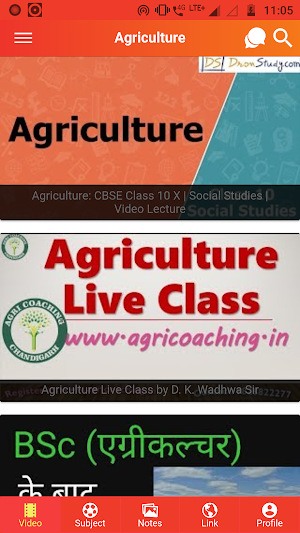 Agriculture Notes, Videos, Links, Chat Screenshot 0
