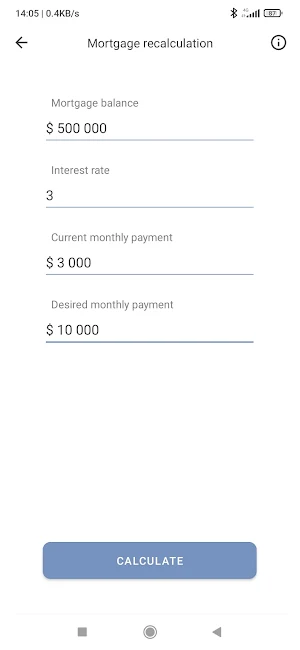 Mortgage Calculator Screenshot 1