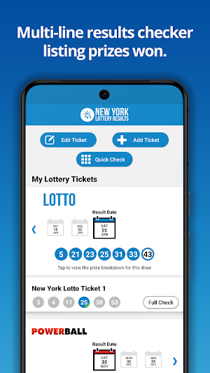 New York Lottery Results Screenshot 2