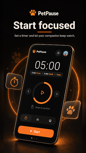 PetPause: Study Timer & Focus Screenshot 0