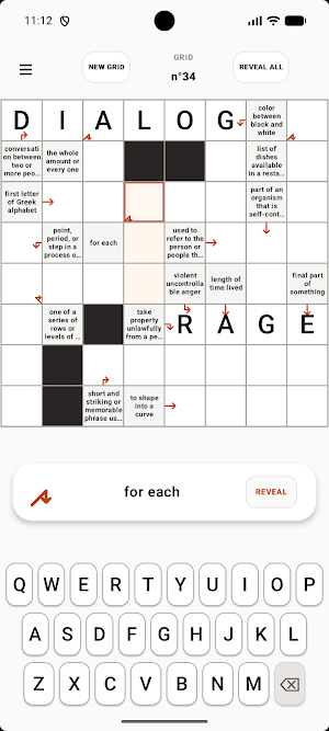 Zen Crossword Puzzles Screenshot 1