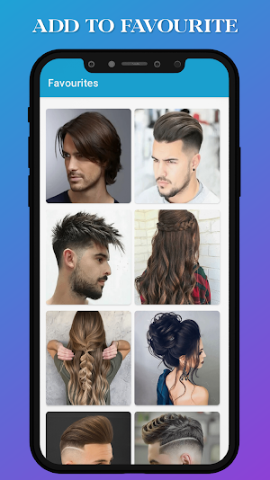 Men & Women Hairstyles Offline Screenshot 2