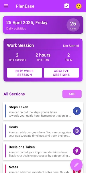 PlanEase – All-in-One Planner Screenshot 0