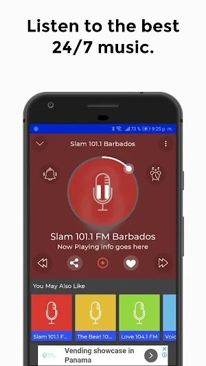 slam 101.1 fm barbados App Free Screenshot 1
