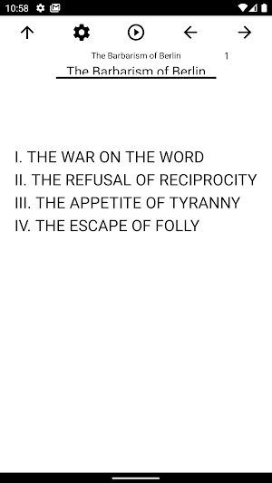 Book, The Barbarism of Berlin Screenshot 0
