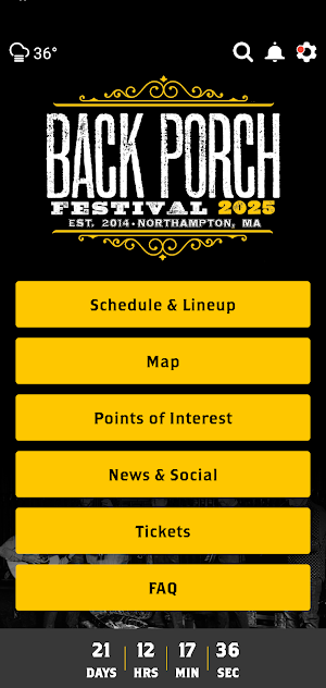 Back Porch Festival Screenshot 0