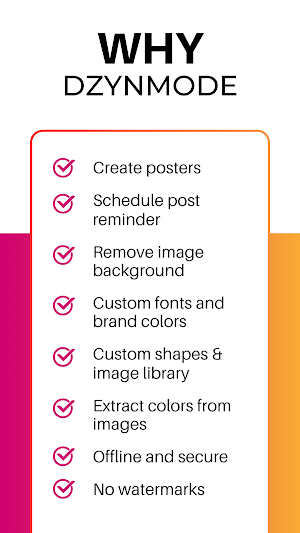 DzynMode: Offline Poster Maker Screenshot 0