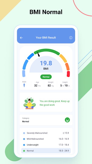 BMI Calculator- Weight Monitor Screenshot 1
