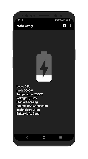 mAh Battery Pro Screenshot 2