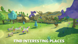 🦄🌈 Unicorn Family Simulator - Magic Horse World Screenshot 0