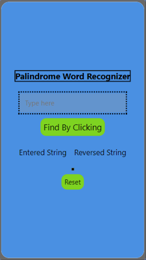 palindrome app by elijah Screenshot 0
