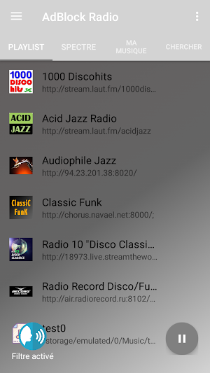 AdBlock Radio Screenshot 2