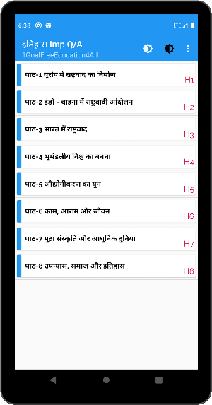 10th class sst in hindi important Q & A Screenshot 3