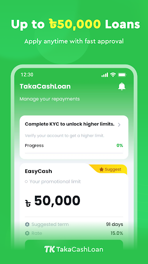 TakaCashLoan - Easy and safe Screenshot 0