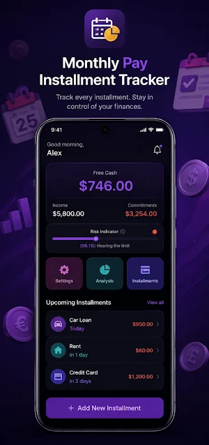Monthly Pay: Payment Tracker Screenshot 0