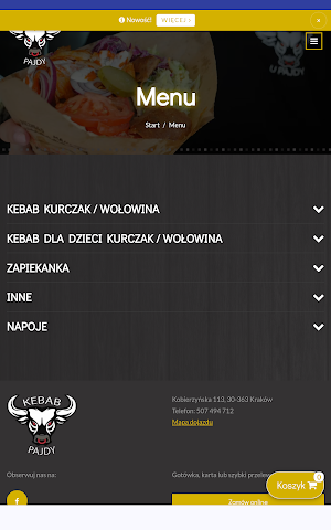 Kebab u Pajdy Kraków Screenshot 2