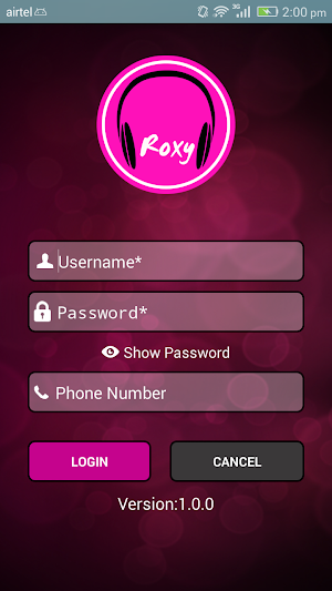 RoxyCall Screenshot 1