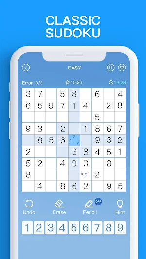 Sudoku - Free Classic Puzzles Screenshot 0
