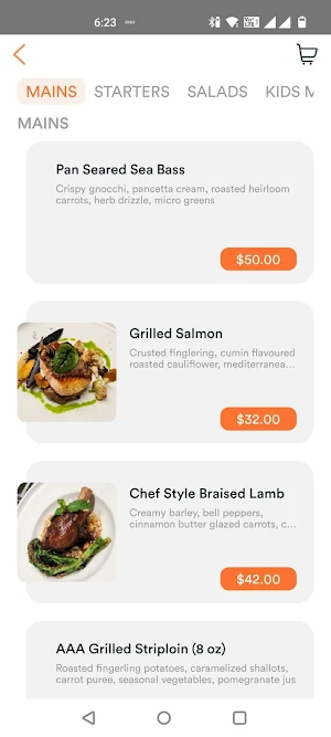 Pescaraa Restaurant Screenshot 2