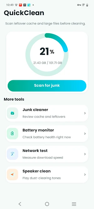 QuickClean Screenshot 0