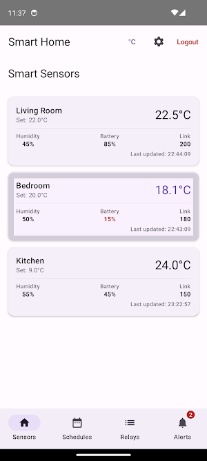 SmartHome Screenshot 0