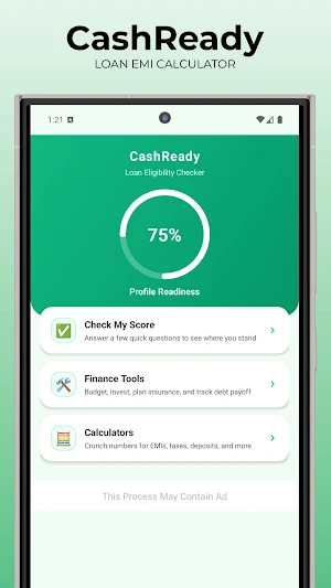 CashReady - Loan Eligibility Screenshot 0