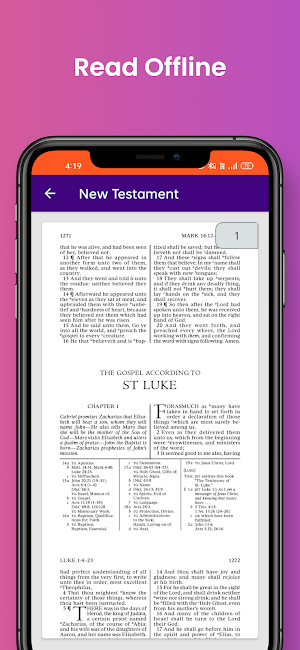 Holy Bible, New Testament Screenshot 2