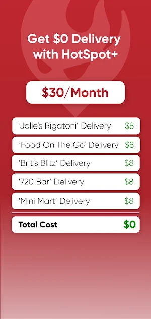 Hotspot - Food Delivery Screenshot 1