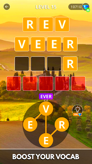 Peaceful Words: Relax Puzzle Screenshot 2