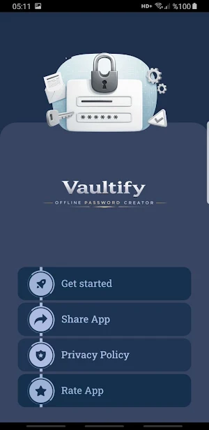 Vaultify – Password Creator Screenshot 1