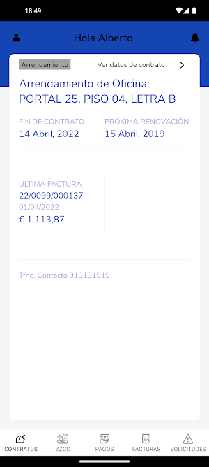 Cliente Oncisa Promociones Screenshot 1