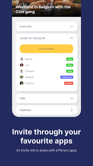 Vibed - Organise together Screenshot 3
