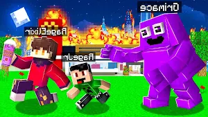 Grimace Shake Minecraft Mod Screenshot 2
