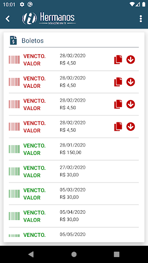 Hermanos Benefícios Screenshot 3