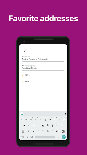 Moby: The Taxi App Screenshot 1