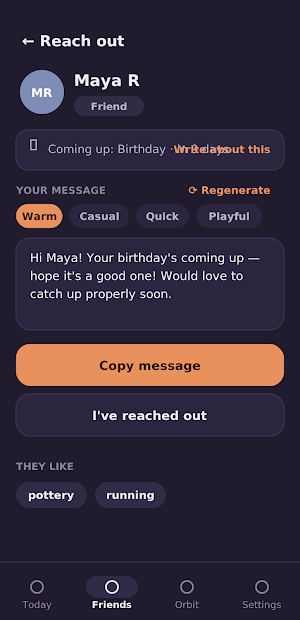 InOrbit: Keep in Touch Screenshot 3
