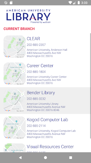 AU Library Self Check Screenshot 1