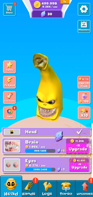 Banana Monsters Fight Idle! Screenshot 0