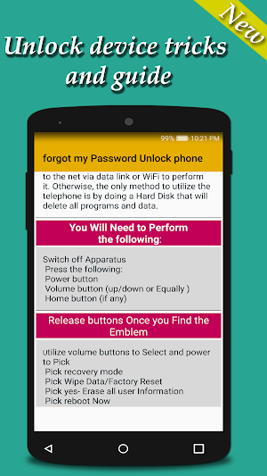 Unlock Device Tricks And Guide Screenshot 2