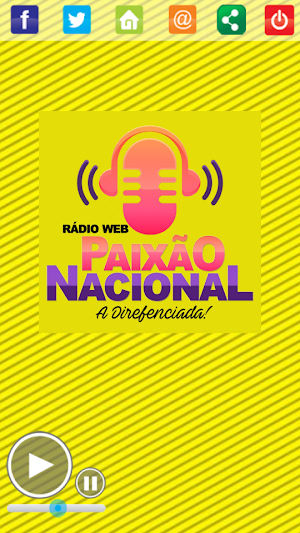 Web Rádio Paixão Nacional Web Screenshot 2
