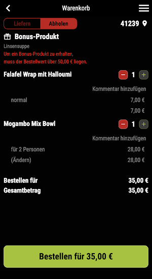 Mogambo Falafel Station Screenshot 1