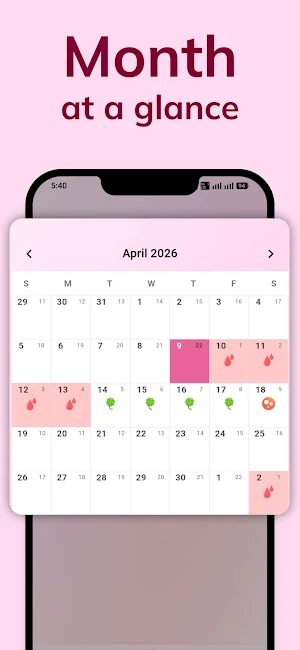 Her Cycle - Period Tracker Screenshot 3