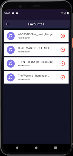 Zong - Audio player Screenshot 1