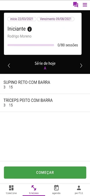 QualiGym App Screenshot 1