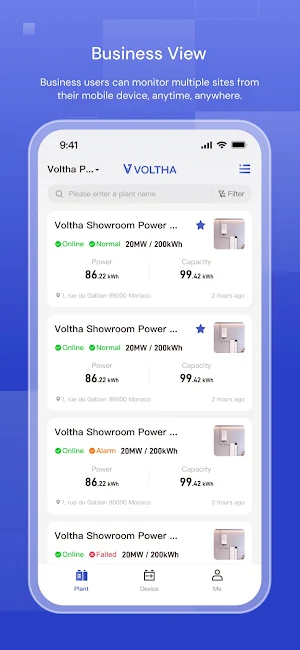 Voltha Energy Screenshot 2