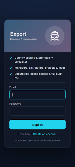 nExport Screenshot 0