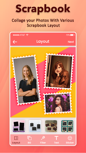 Scrapbook Photo Collage Maker Screenshot 2