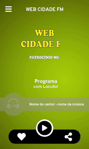 Web Cidade FM Screenshot 0