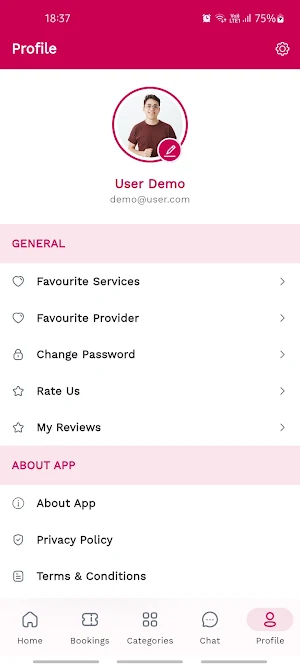 Hello Mam salon at Home App Screenshot 2