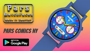 Pars Comics NY Watch Face Screenshot 2